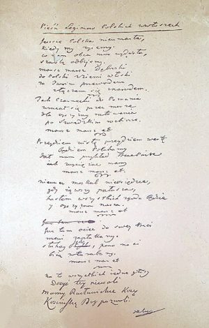 Mazurek_Dbrowskiego_manuscript