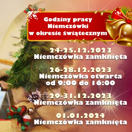 niemczowka godziny otwarcia